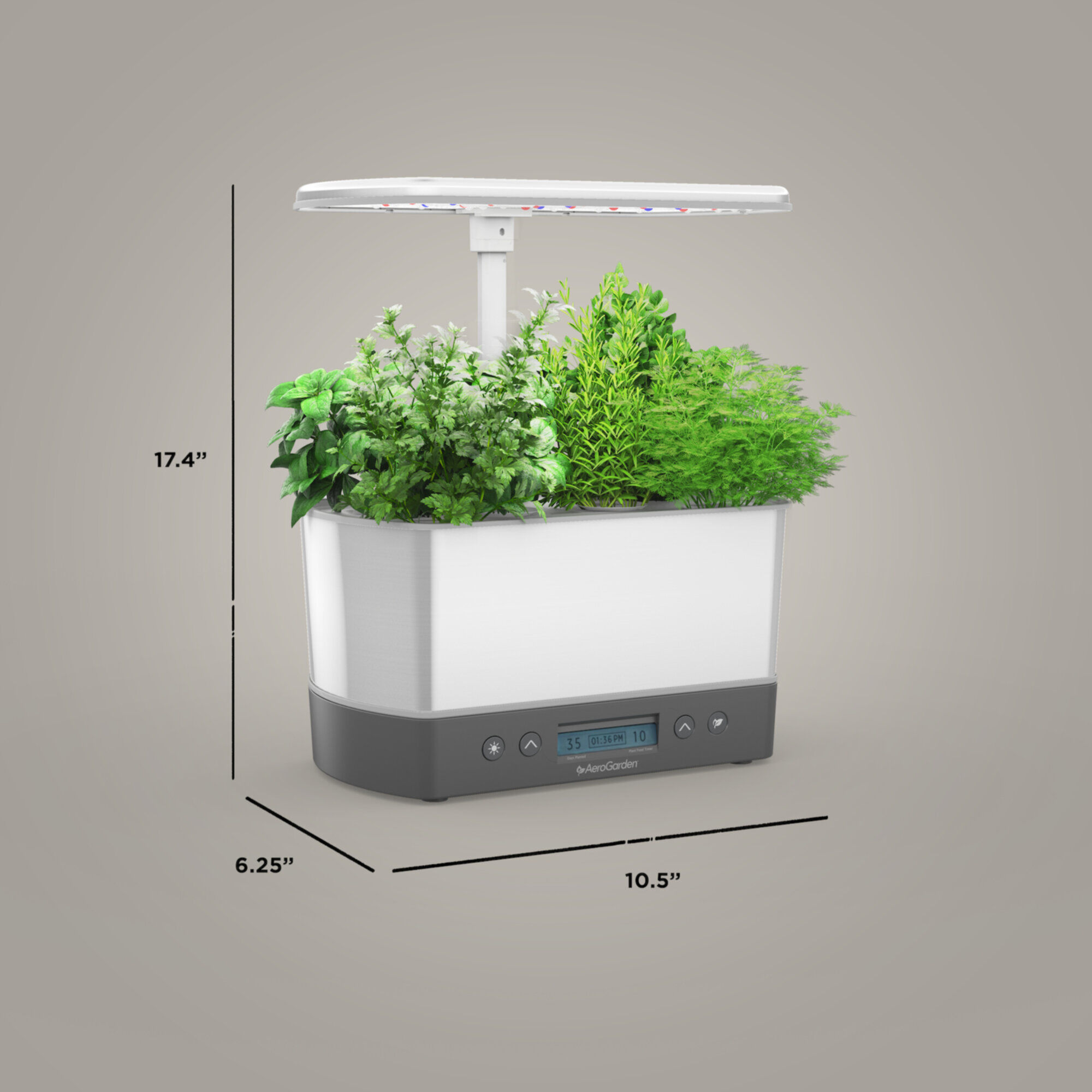 Sage AeroGarden In-Home Garden Harvest Elite Dual LED Grow Light System Kit 